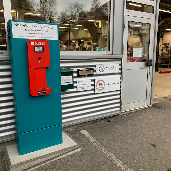 Sharebox-automat Ødegården Auto