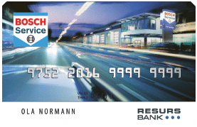 Bosch service kort